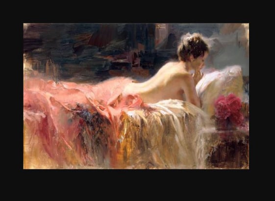 Title: Soft Light Medium: Giclée on Canvas Hand Embellished Size: 10 x 16