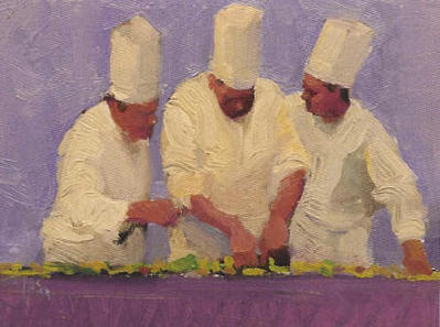 The Chef Suite – 3 Piece Suite- Signed By The Artist								 – Canvas Giclee
								 – Limited Edition
								 – 250 S/N
								 – 
								9 x 12