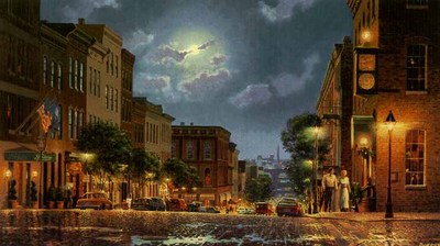 Evening In Shockhoe Slip- Signed By The Artist								 – Paper Lithograph
								 – Limited Edition
								 – 950 S/N
								 – 
								12 x 22								
								 –