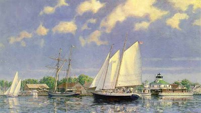 Harbor Breezes- Signed By The Artist								 – Paper Lithograph
								 – Limited Edition
								 – 950 S/N
								 – 
								13 x 23