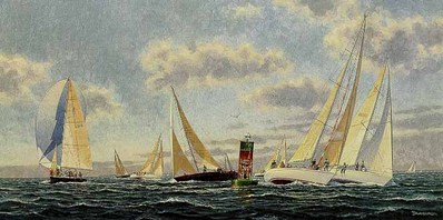 Rounding The Windward Mark- Signed By The Artist								 – Paper Lithograph
								 – Limited Edition
								 – 950 S/N
								 – 
								13 x 26