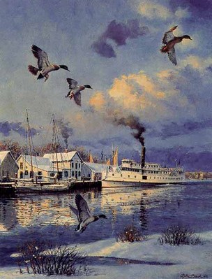 Winter On The Eastern Shore (Remarqued)- Signed By The Artist								 – Paper Lithograph
								 – Limited Edition
								 – 75 A/P
								 – 
								13 1/4 x 10 1/2