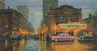 Evening At The Paramount- Signed By The Artist								 – Canvas Lithograph
								 – Limited Edition
								 – S/N
								 – 
								15 x 29