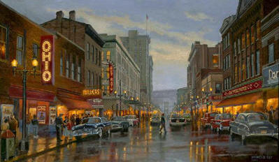 My Hometown – Steubenville, Ohio- Signed By The Artist								 – Canvas Giclee
								 – Limited Edition
								 – 95 S/N
								 – 
								26 x 44