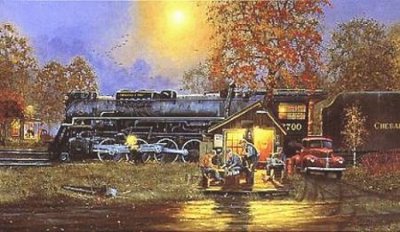 Passing Time- Signed By The Artist								 – Canvas Lithograph
								 – Limited Edition
								 – 195 S/N
								 – 
								16 1/4 x 28