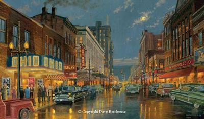 A Night On The Town – Steubenville, Ohio- Signed By The Artist								 – Canvas Giclee
								 – Limited Edition
								 – 100 S/N
								 – 
								17 1/2 x 30