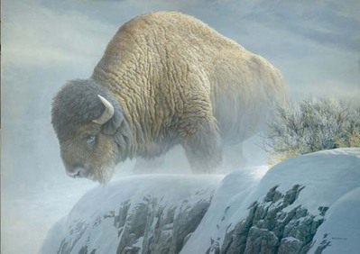 Winter Bison- Signed By The Artist								 – Canvas Giclee
								 – Limited Edition
								 – 10 A/P
								 – 
								60 x 84								
								 –