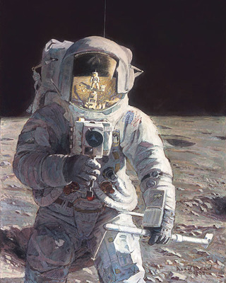 Pete And Me (Apollo 12)- Signed By The Artist								 – Paper Giclee
								 – Limited Edition
								 – 25 A/P
								 – 
								12 1/2 x 10