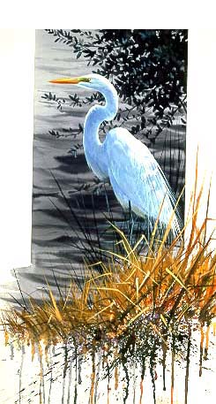 Royal Dignity – Great Egret- Signed By The Artist								 – Paper Lithograph
								 – Limited Edition
								 – 76 A/P
								 – 
								25 x 15