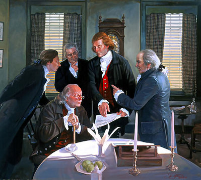 Founding Fathers: The Declaration Committee- Signed By The Artist								 – Canvas Giclee
								 – Limited Edition
								 – 12 A/P
								 – 
								32 x 35								
								 –