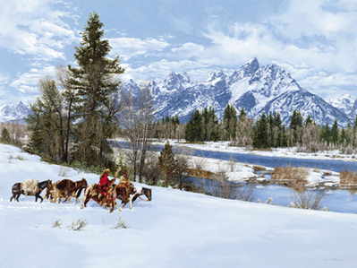 Early Snow In The Tetons- Signed By The Artist								 – Paper Lithograph
								 – Limited Edition
								 – 650 S/N
								 – 
								23 3/4 x 32