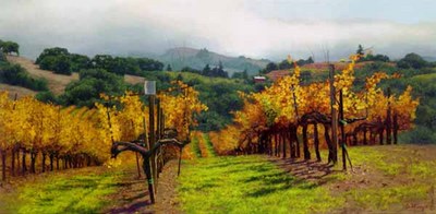 Fall Vineyard- Signed By The Artist								 – Paper Lithograph
								 – Limited Edition
								 – 550 S/N
								 – 
								15 x 30