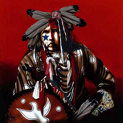 Fire Thunder- Signed By The Artist								 – Canvas Giclee
								 – Limited Edition
								 – 50 S/N
								 – 
								24 x 24