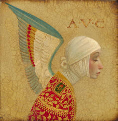 Angel With Epaulet- Signed By The Artist								 – Canvas Giclee
								 – Limited Edition
								 – 55 A/P
								 – 
								8 x 8