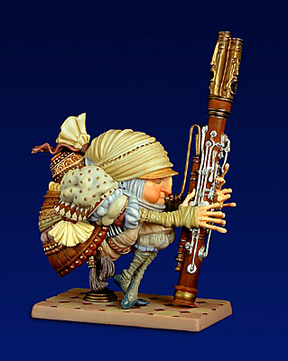 The Bassoonist – Sculpture- Sculpture Porcelain
								 – 3-Dimensional
								 – 1500 Limited
								 – 
								5″ High