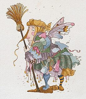 The Cleaning Faerie – Etching- Signed By The Artist								 – Paper Etching
								 – Limited Edition
								 – 100 S/N
								 – 
								4 3/4 x 4