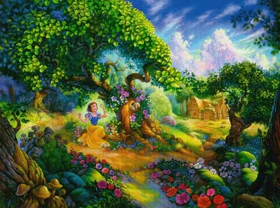 Snow White’s Magical Forest- Signed By The Artist								 – Paper Lithograph
								 – Limited Edition
								 – 4950 S/N
								 – 
								22 x 28