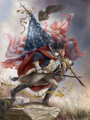 The American Spirit- Signed By The Artist								 – Canvas Giclee
								 – Limited Edition
								 – 1776 S/N
								 – 
								32 x 24