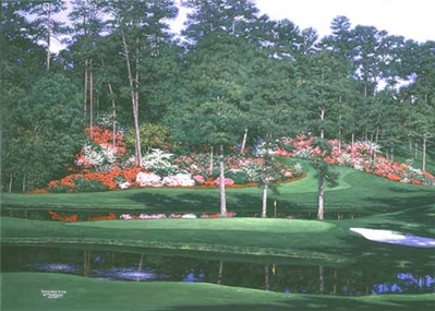 The 15th At Augusta- Signed By The Artist								 – Canvas Lithograph
								 – Limited Edition
								 – 495 S/N
								 – 
								20 x 30