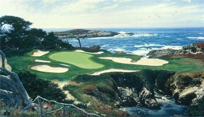 The 15th At Cypress Point- Signed By The Artist								 – Canvas Lithograph
								 – Limited Edition
								 – 550 S/N
								 – 
								18 x 36