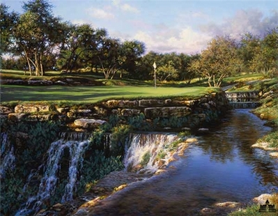 The 16th At Barton Creek II- Signed By The Artist								 – Canvas Lithograph
								 – Limited Edition
								 – 195 S/N
								 – 
								9 x 12