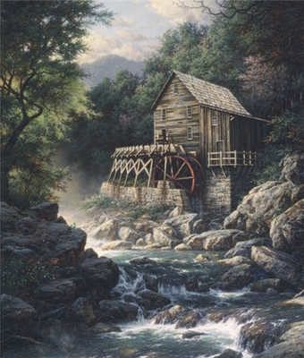 Stoney Creek Mill- Signed By The Artist								 – Paper Lithograph
								 – Limited Edition
								 – 1000 S/N
								 – 
								25 3/4 x 22								
								 –