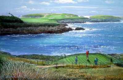 Cypress Point – 16th Hole- Signed By The Artist								 – Paper Lithograph
								 – Limited Edition
								 – 1500 S/N
								 – 
								20 x 32