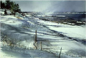 Edge Of Winter – Lake Superior- Signed By The Artist								 – Paper Lithograph
								 – Limited Edition
								 – 950 S/N
								 – 
								18 x 27