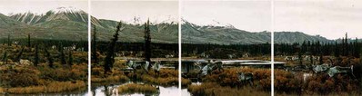 Way Of The Caribou (4-Piece Set)- Signed By The Artist								 – Paper Lithograph
								 – Limited Edition
								 – 1000 S/N
								 – 
								13 1/2 x 41 1/4