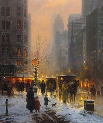 Evening Along The Avenue- Signed By The Artist								 – Paper Lithograph
								 – Limited Edition
								 – 1250 S/N
								 – 
								22 1/2 x 19