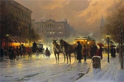 Horse Trolley On Park Row- Signed By The Artist								 – Paper Lithograph
								 – Limited Edition
								 – 1500 S/N
								 – 
								20 x 30