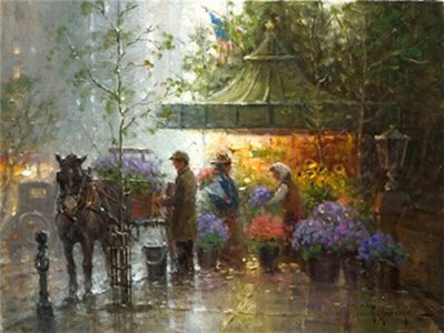 Springtime In Central Park- Signed By The Artist								 – Canvas Giclee
								 – Limited Edition
								 – 95 S/N
								 – 
								12 x 16