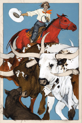 Stampede- Signed By The Artist								 – Paper Giclee
								 – Limited Edition
								 – 75 S/N
								 – 
								15 x 10