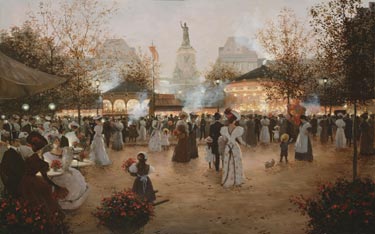 La Fete A Place De La Republique- Signed By The Artist								 – Paper Lithograph
								 – Limited Edition
								 – 1250 S/N
								 – 
								21 x 33 1/2