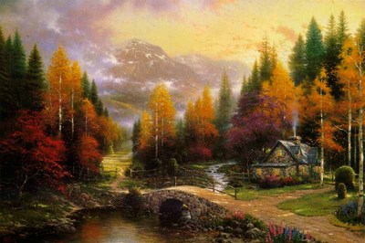 Valley Of Peace (24 X 36 Canvas)- Signed By The Artist								 – Canvas Lithograph
								 – Limited Edition
								 – 3950 S/N
								 – 
								24 x 36