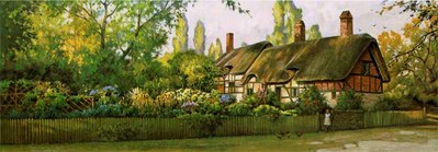 An English Cottage- Signed By The Artist								 – Paper Lithograph
								 – Limited Edition
								 – 850 S/N
								 – 
								10 x 28