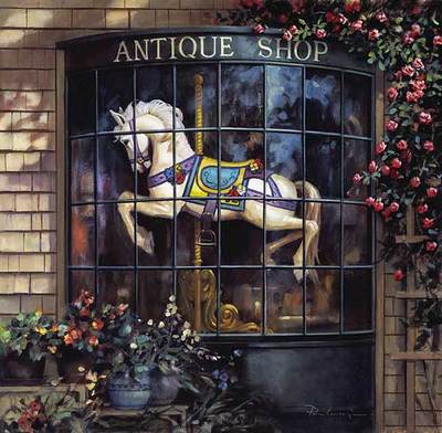 The Antique Shop- Signed By The Artist								 – Paper Lithograph
								 – Limited Edition
								 – 1250 S/N
								 – 
								13 1/4 x 13 1/2