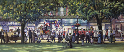 Hometown Parade- Signed By The Artist								 – Paper Lithograph
								 – Limited Edition
								 – 1250 S/N
								 – 
								16 1/2 x 33