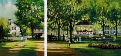 Summer Concert (2-Piece Set)- Signed By The Artist								 – Paper Lithograph
								 – Limited Edition
								 – 1500 S/N
								 – 
								13 3/8 x 30 1/2