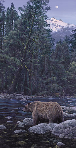 Moonbear Listens To The Earth- Signed By Andrea Lyman								 – Paper Lithograph
								 – Limited Edition
								 – 1250 S/N
								 – 
								19 x 9 7/8								
								 –