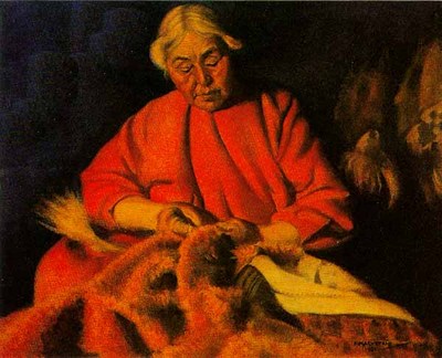 Kyrok – Eskimo Seamstress- Signed By The Artist								 – Paper Lithograph
								 – Limited Edition
								 – 950 S/N
								 – 
								19 5/8 x 26								
								 –