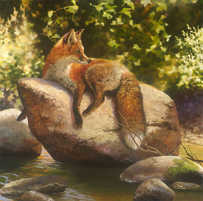 His Favorite Spot- Signed By The Artist								 – Canvas Giclee
								 – Limited Edition
								 – 75 S/N
								 – 
								20 x 20