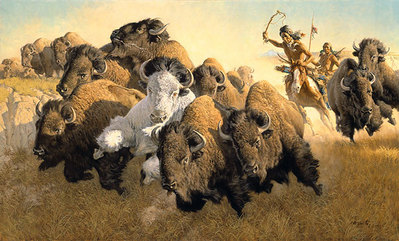 In Pursuit Of The White Buffalo- Signed By The Artist								 – Paper Lithograph
								 – Limited Edition
								 – 1500 S/N
								 – 
								19 x 32