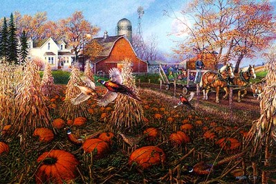 The Pumpkin Patch- Signed By The Artist								 – Paper Lithograph								 – Limited Edition								 – 500 A/P								 – 								16 x 24