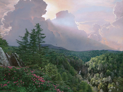 Where The Rhododendron Grow- Signed By The Artist								 – Paper Giclee
								 – Limited Edition
								 – 250 S/N
								 – 
								18 x 24