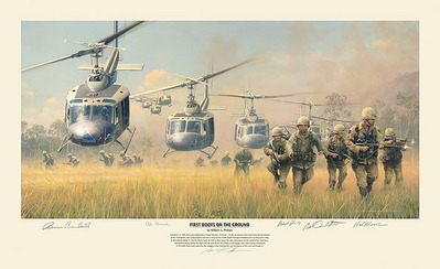 First Boots On The Ground- Signed By The Artist								 – Paper Lithograph
								 – Limited Edition
								 – 800 S/N
								 – 
								14 x 28