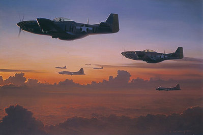 The Long Ride Home (P-51)- Signed By The Artist								 – Paper Lithograph
								 – Limited Edition
								 – 850 S/N
								 – 
								19 1/4 x 29								
								 –