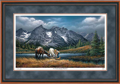 For Purple Mountain Majesties – Framed- Signed By The Artist								 – Paper Lithograph
								 – Limited Edition
								 – 29500 S/N
								 – 
								26 1/2 x 38 3/8