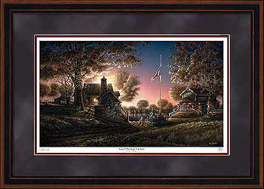 Good Evening America – Framed- Signed By The Artist								 – Paper Lithograph
								 – Limited Edition
								 – 9500 S/N
								 – 
								28 1/2 x 42