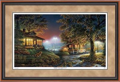 Highlight Of The Neighborhood – Framed- Signed By The Artist								 – Paper Lithograph
								 – Limited Edition
								 – 9500 S/N
								 – 
								28 1/2 x 42